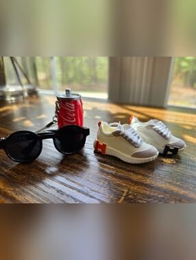 Too Cool 😎 Labubu Accesssories "H" Sneakers, Shades & Coke Can